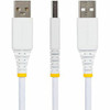 Startech 3M 10Ft Usb-A To Usb-C Fast Charging Cable 15W 3A Braided Nylon/Tpe Jac USB2AC3MBRWH