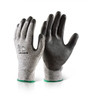 Beeswift Pu Coated Cut Level 5 Gloves Black Size M KSPU5M