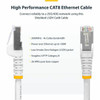 Startech 50 Cm Category 8 Network Cable 1 Cable for Network Device Switch Access NLWH-50C-CAT8-PATCH