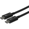 Startech 2.6Ft 80Cm Thunderbolt 3 Cable 40Gbps 100W Pd 4K/5K Video Thunderbolt-C TBLT34MM80CM