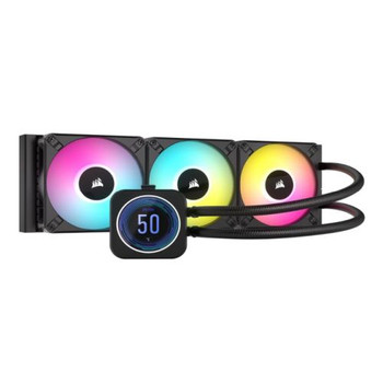 Corsair H170i Elite Lcd Xt 420Mm Rgb Liquid Cpu Cooler Af140 Rgb Elite Fans Pers CW-9060076-WW