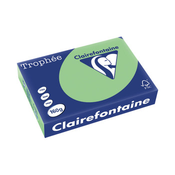 Trophee Card A4 160gm Natural Green Pack of 250 1120C CFP1120C