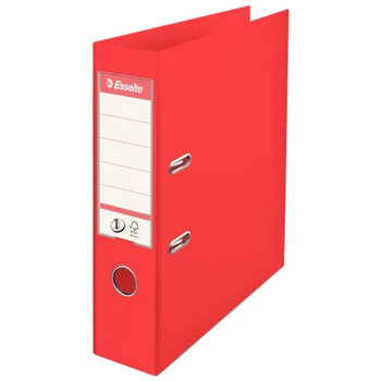 Esselte No.1 VIVIDA Lever Arch File PP Red 624068 624068