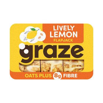 Graze Lively Lemon Flapjack Punnet Pack of 9 C002644 PX70025