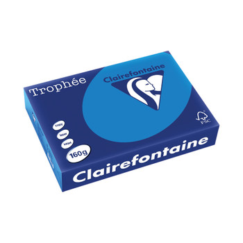 Trophee Card A4 160gm Intensive Blue Pack of 250 1022C CFP1022C