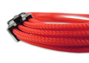 "Gelid" Red Braided 6+2-pin PCIe Extension Cable GEL-CA-8P-PCIE-RED