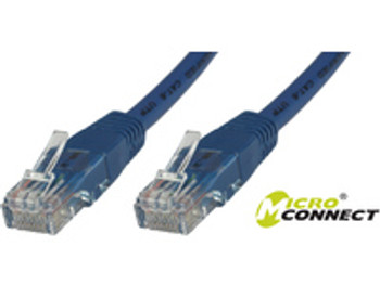 MicroConnect UTP6005B U/UTP CAT6 0.5M Blue LSZH UTP6005B