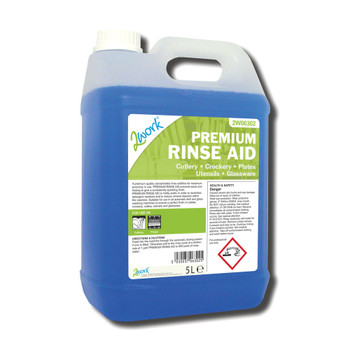 2Work Premium Rinse Aid Concentrate 5 Litre Bulk Bottle 407 2W06302