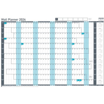Sasco Unmounted Value Year Wall Planner 2024 Poster (915 x 610mm) 2410237 2410237