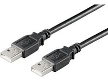 MicroConnect USBAA05B USB2.0 A-A 0.5m M-M. Black USBAA05B