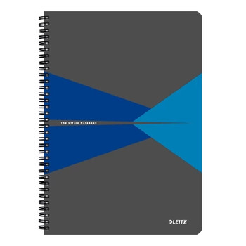 Leitz Office Notebook A4 squared wirebound with cardboard cover 46470035 46470035