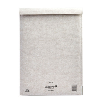 Mail Lite Plus Bubble Lined Size J/6 300x440mm Oyster White Postal Bag Pack MQ23846