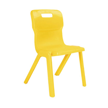 Titan One Piece Chair 310mm Yellow Pack of 30 KF838732 KF838732