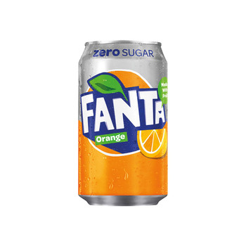 Fanta Orange Zero Cans 330ml Pack of 24 100231 AU18041