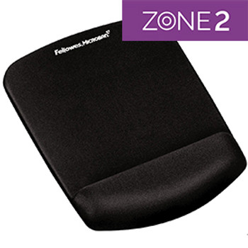 Fellowes 9252003 PlushTouch Mousepad Wrist Support Black 9252003