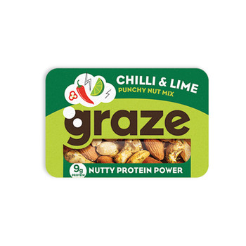 Graze Punchy Protein Power Chilli and Lime Punnet 41g Pack of 9 2628 PX70049