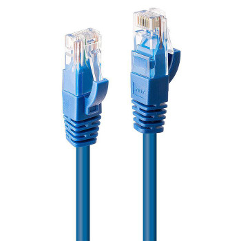 Lindy 48015 0.3M Cat.6 U/Utp Cable. Blue 48015