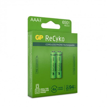 GP Batteries 201216 RECYKO 65AAAHCE-2WB2/AAA 201216