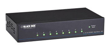 Black Box VSP-HDMI1X8-4K 1 X 8 HDMI SPLITTER. 4K VSP-HDMI1X8-4K