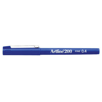 Artline 200 Fineliner Pen Fine Blue Pack of 12 A2003 AR83026