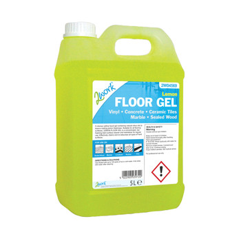 2Work Lemon Floor Gel Concentrate 5 Litre Bulk Bottle 2W04569 2W04569
