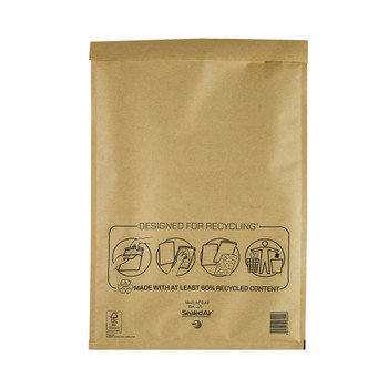 Mail Lite Bubble Postal Bag Gold J6-300x440 Pack of 50 101098098 MQ27114