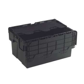 Attached Lid Container 54L Black 375814 SBY21375