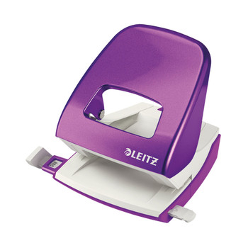 Leitz NeXXt WOW Metal Office Hole Punch 30 sheets Purple 50081062 LZ10305