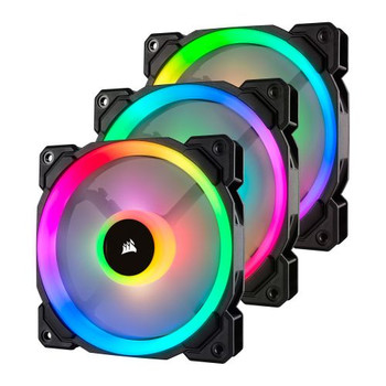 Corsair Ll120 12Cm Pwm Rgb Case Fan X3 16 Led Rgb Dual Light Loop Hydraulic CO-9050072-WW