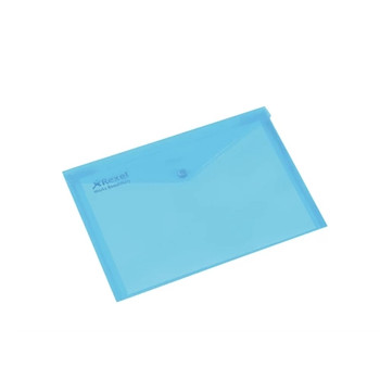 Rexel Popper Wallet A4 Blue Pack of 5 16129BU 16129BU