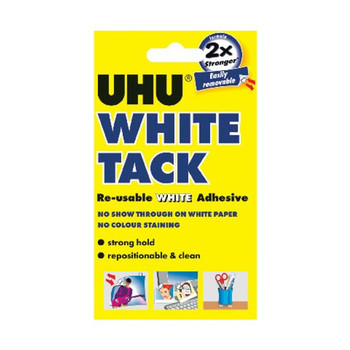 UHU White Tack 50g Pack of 12 42196 ED42196