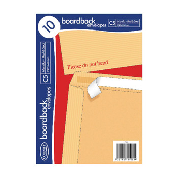 County Stationery C5 10 Manilla Board Envelopes Pack of 10 C524 CTY0814
