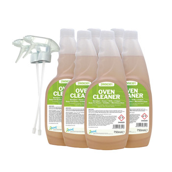 2Work Oven Cleaner 750ml Pack of 6 364 2W07253