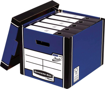 Bankers Box Premium Classic Box Blue Pack of 10 7250601