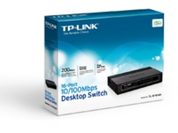 TP-Link TL-SF1016D 16port 10/100 Switch. 1U rack TL-SF1016D