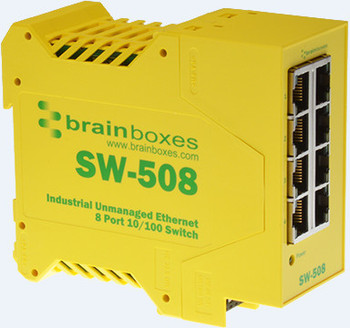 Brainboxes SW-508 Ethernet Switch 8 ports SW-508