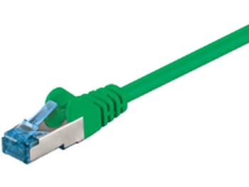 MicroConnect SFTP6A02G S/FTP CAT6A 2M Green LSZH SFTP6A02G
