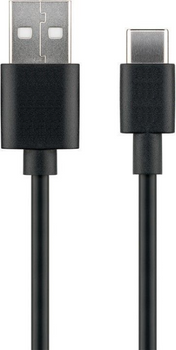 MicroConnect USB3.1CCHAR1B USB3.1 C -  USB2.0 1M Black USB3.1CCHAR1B