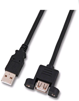 MicroConnect USBAAF1PANEL05 USB2.0  Extension A-A M-F 0.5m USBAAF1PANEL05