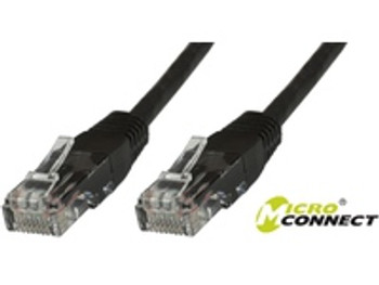 MicroConnect UTP501S U/UTP CAT5e 1M Black PVC UTP501S