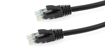 MicroConnect UTP6A01SBOOTED U/UTP CAT6A 1M Black Snagless UTP6A01SBOOTED