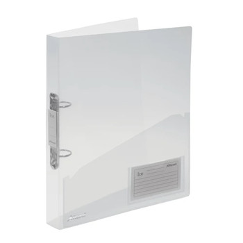 Rexel Ice 2 Ring Binder A4 Clear 2102045 2102045