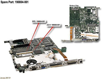 HP RP000076750 700MHz PIII System Board RP000076750