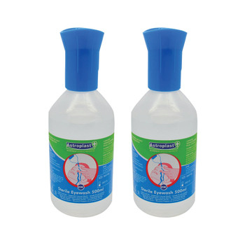 Wallace Cameron Sterile Eye Wash 500ml Pack of 2 2405093 WAC13346