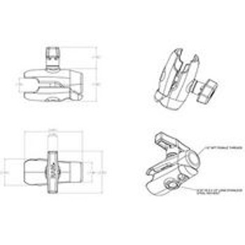 RAM Mounts RAM-200-1U UNPKD RAM SINGLE BALL ARM RAM-200-1U