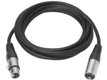 VivoLink PROAUDXLRMF0.5 XLR M/F cable 0.5m  Black PROAUDXLRMF0.5