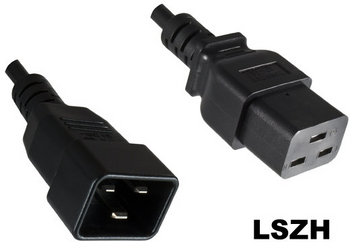 MicroConnect PE141518LSZH Power Cord C19 - C20 1.8m LSZH PE141518LSZH