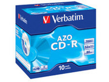 Verbatim 43327 AZO 52X Crystal 700MB 43327