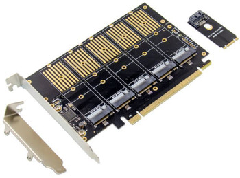 MicroConnect MC-PCIE-JMB585 PCIe 5-Port M.2 Key B SATA3.0 MC-PCIE-JMB585