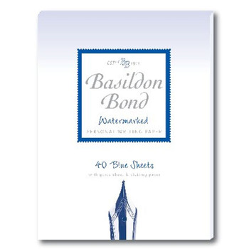 Basildon Bond Writing Pad 137 x 178mm Blue Pack of 10 100100123 JD90356
